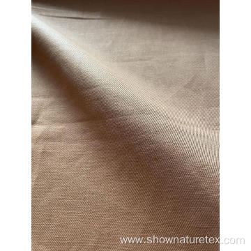 cotton linen spandex twill fabric for lady's pant and outwear